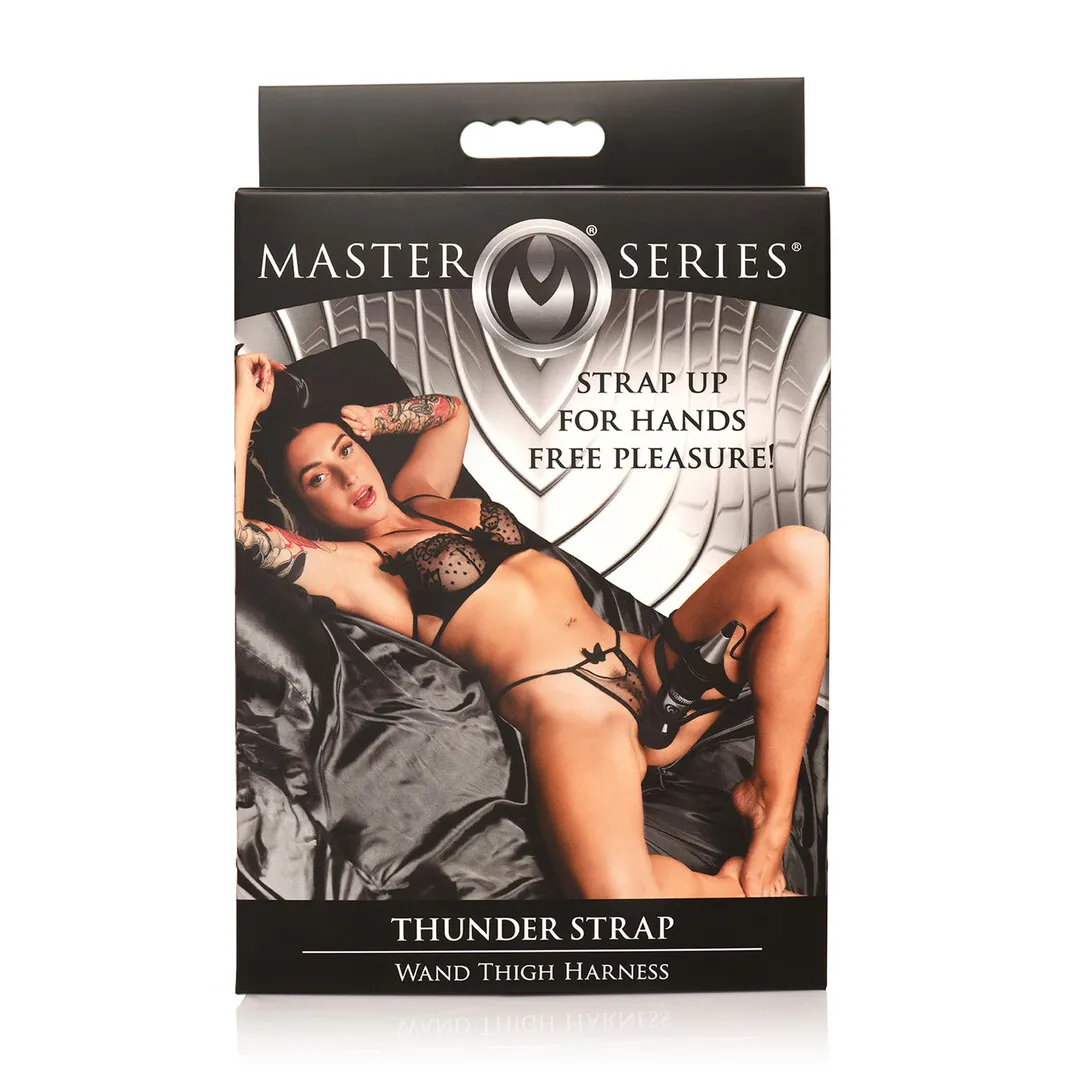 Thunder Strap - Wand Thigh Harness - Zwart