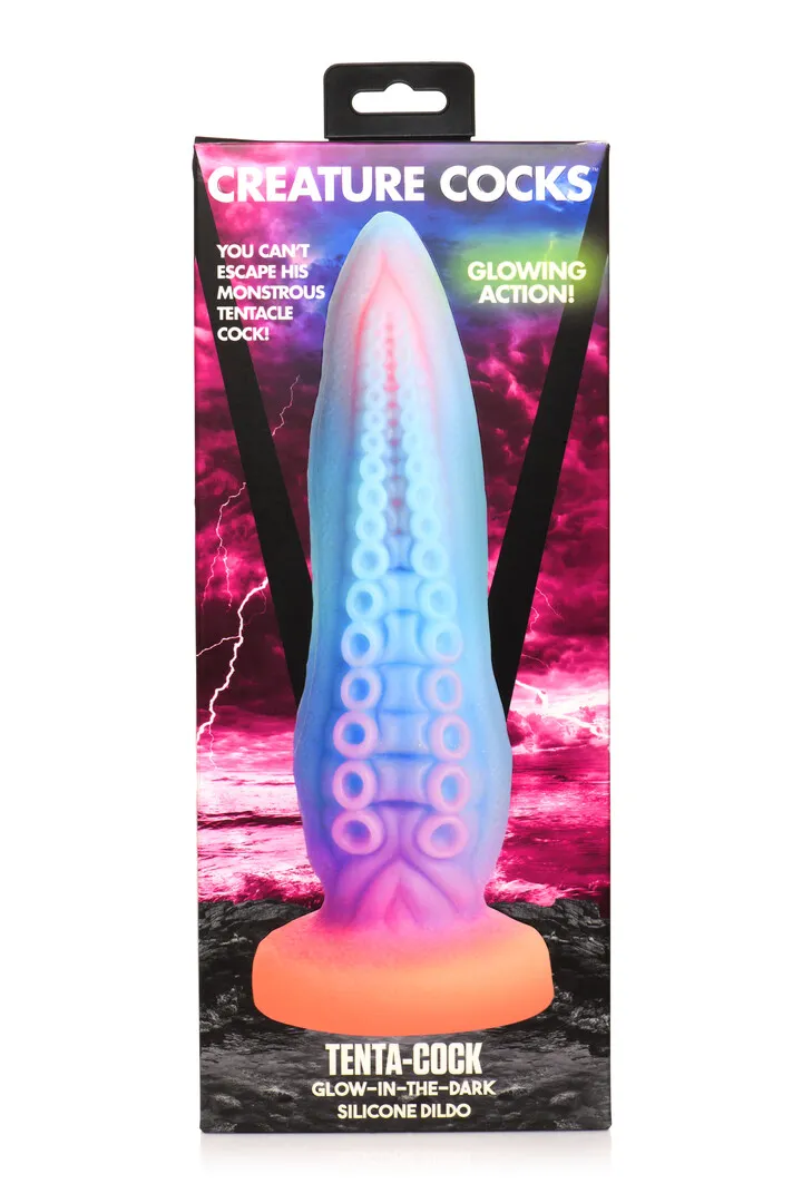 Tenta-Cock - Glow-in-the-Dark Siliconen Dildo