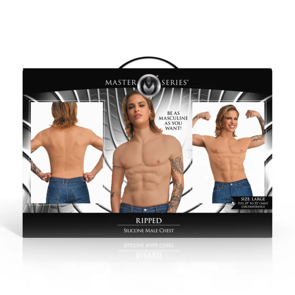 Ripped - Siliconen Mannenborst - Medium
