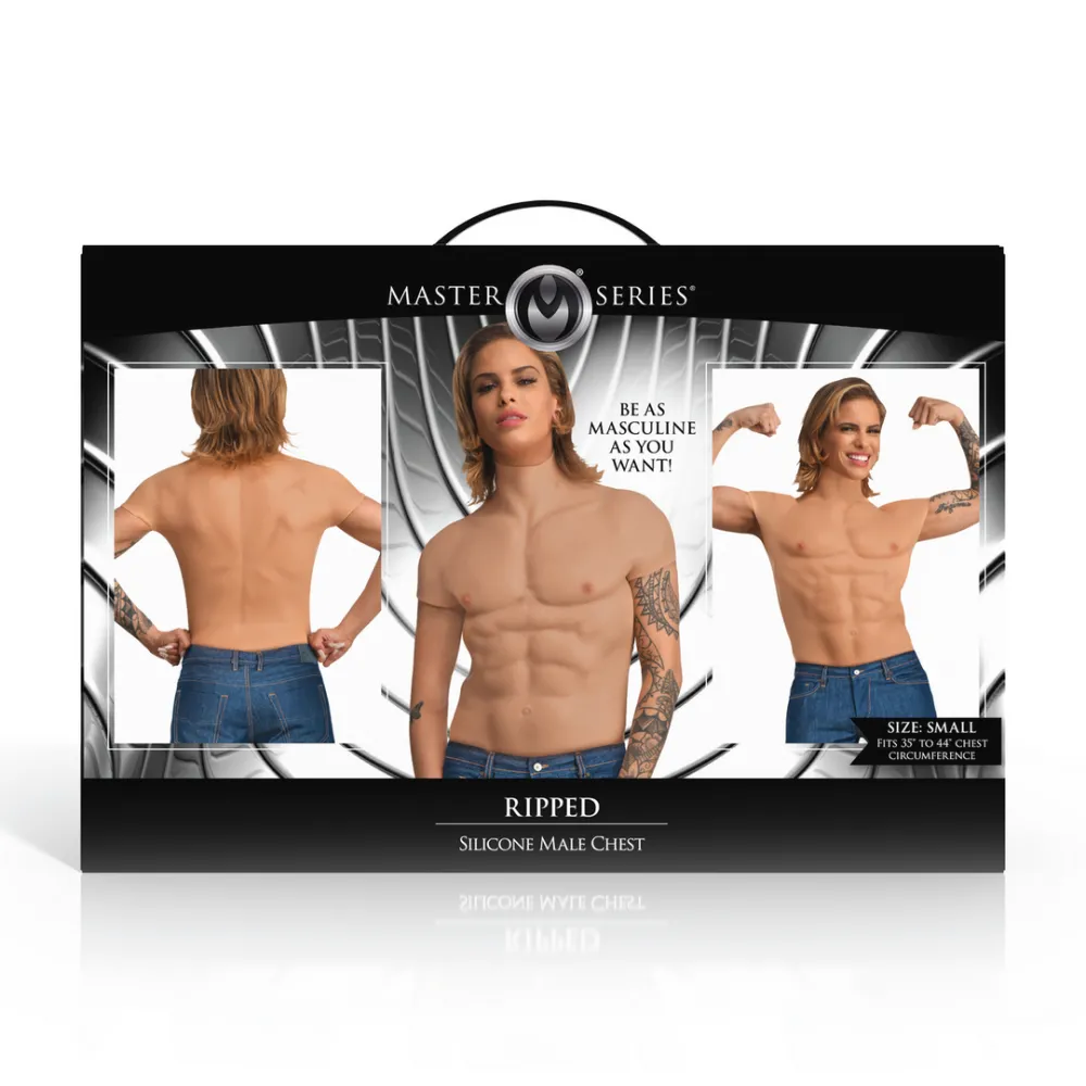 Ripped - Siliconen Mannenborst - Klein