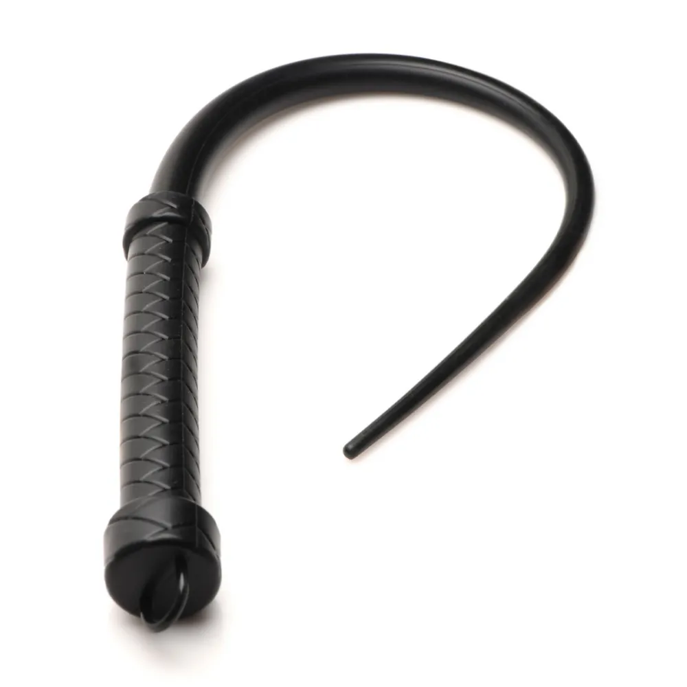 Viper Tail - Siliconen zweep - Zwart