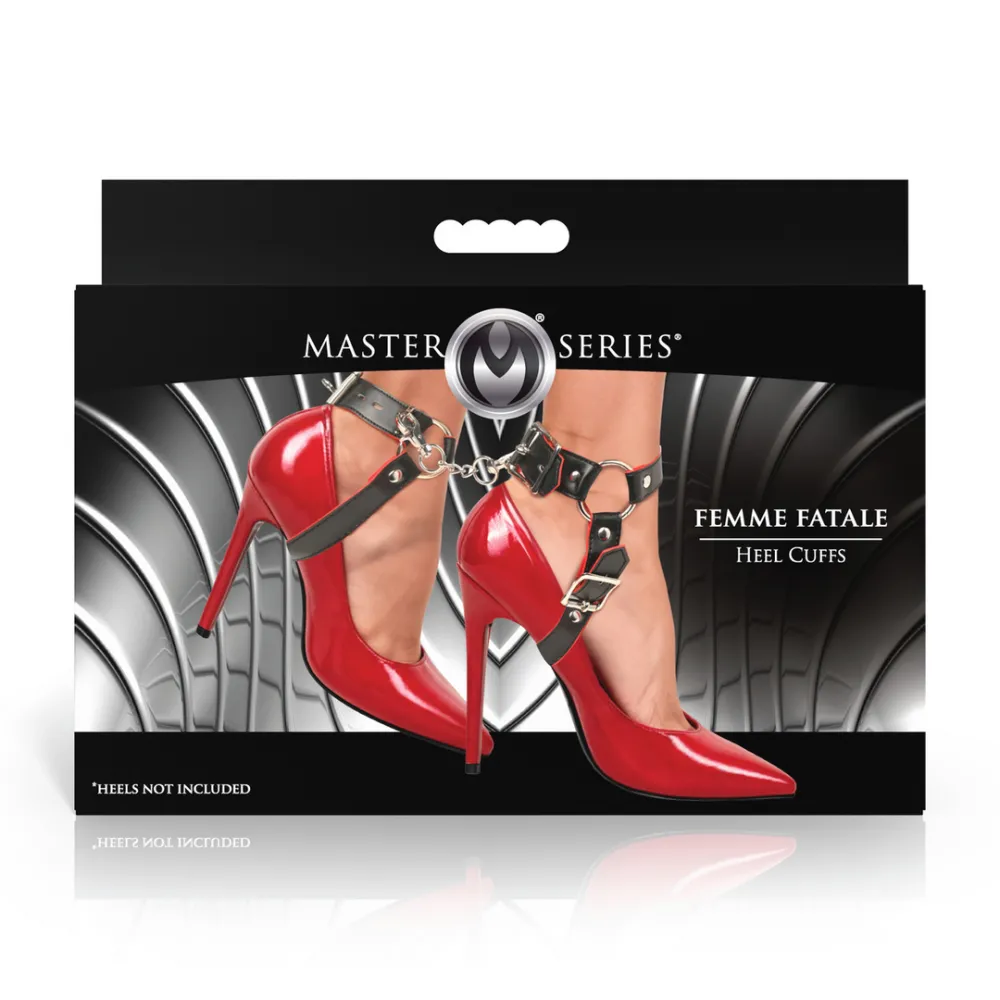 Femme Fatale - Hakmanchetten - Zwart/Rood