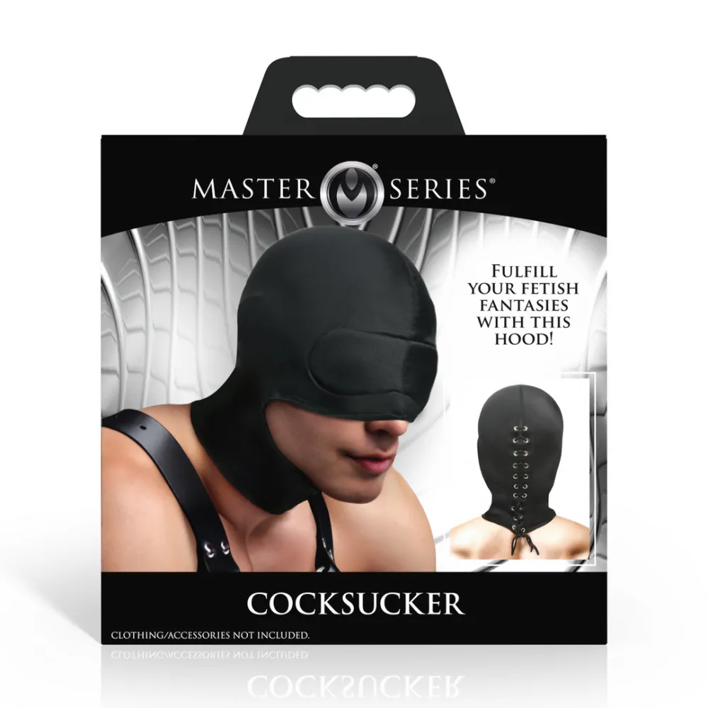 Cocksucker - Kap met Open Mond - Zwart