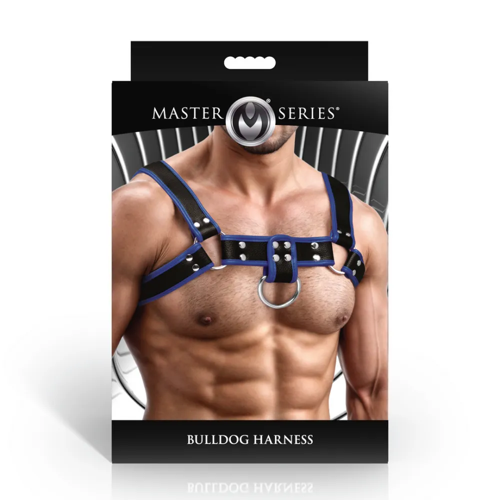 Bulldog Harnas - Blauw