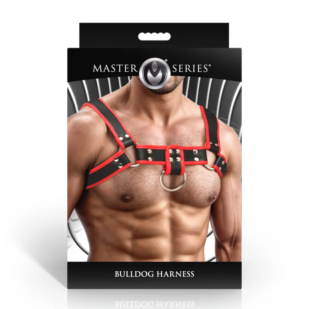 Bulldog Harnas - Rood