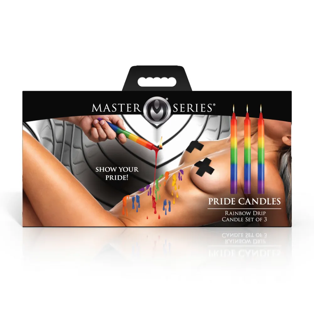Pride Candles - Druipkaarsenset van 3 - Regenboog