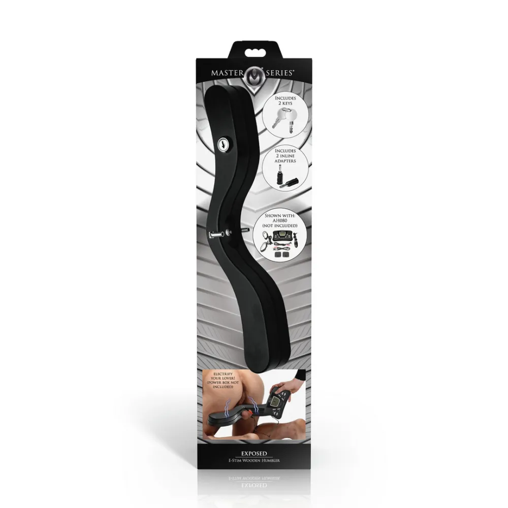 Exposed - E-Stim Houten Humbler - Zwart