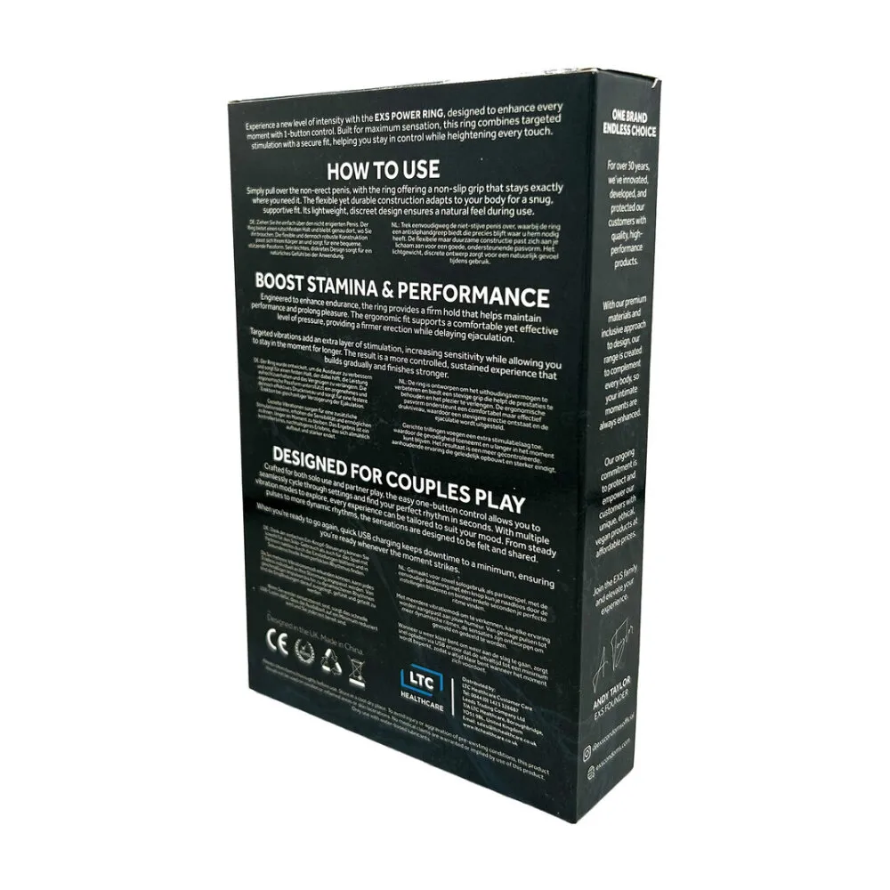 EXS AquaPulse - Poseidon - Vibrerende Prestatie Ring - Blauw