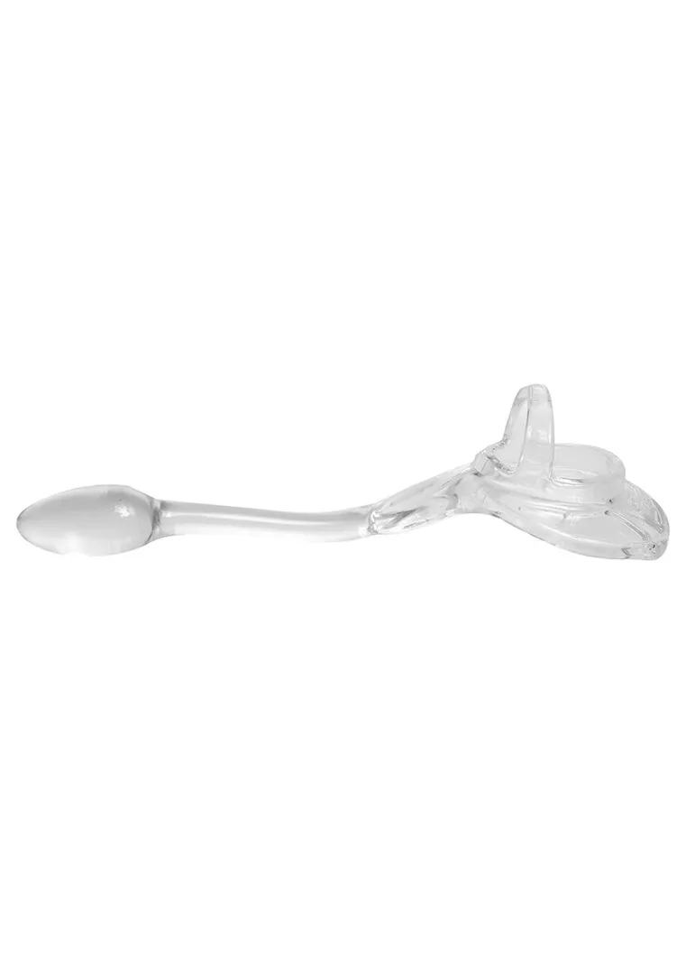 Armor Tug Lock - Cockring met Ball Strap en Butt Plug - Klein