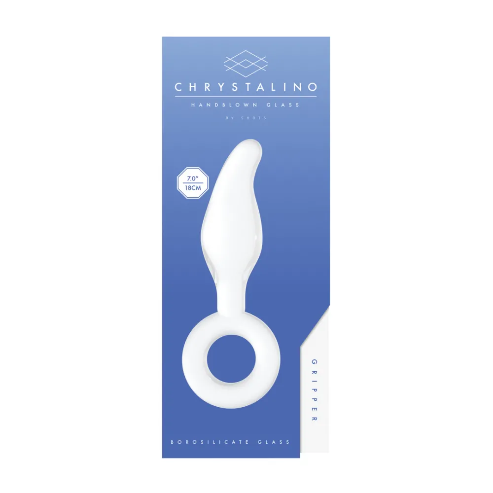 Gripper - Glazen Dildo met Ring