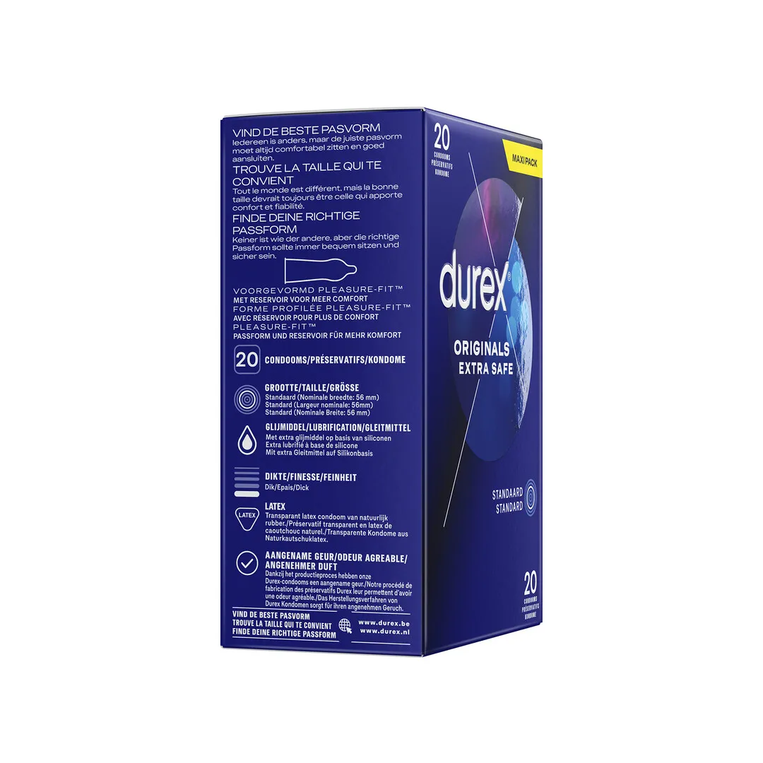 Originals Extra Safe - Condooms - 20 Stuks