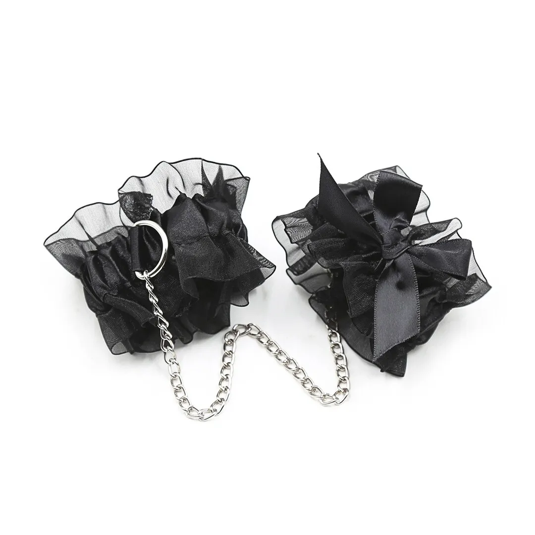 Lace Me Up - Bondage Lacy Set - Zwart