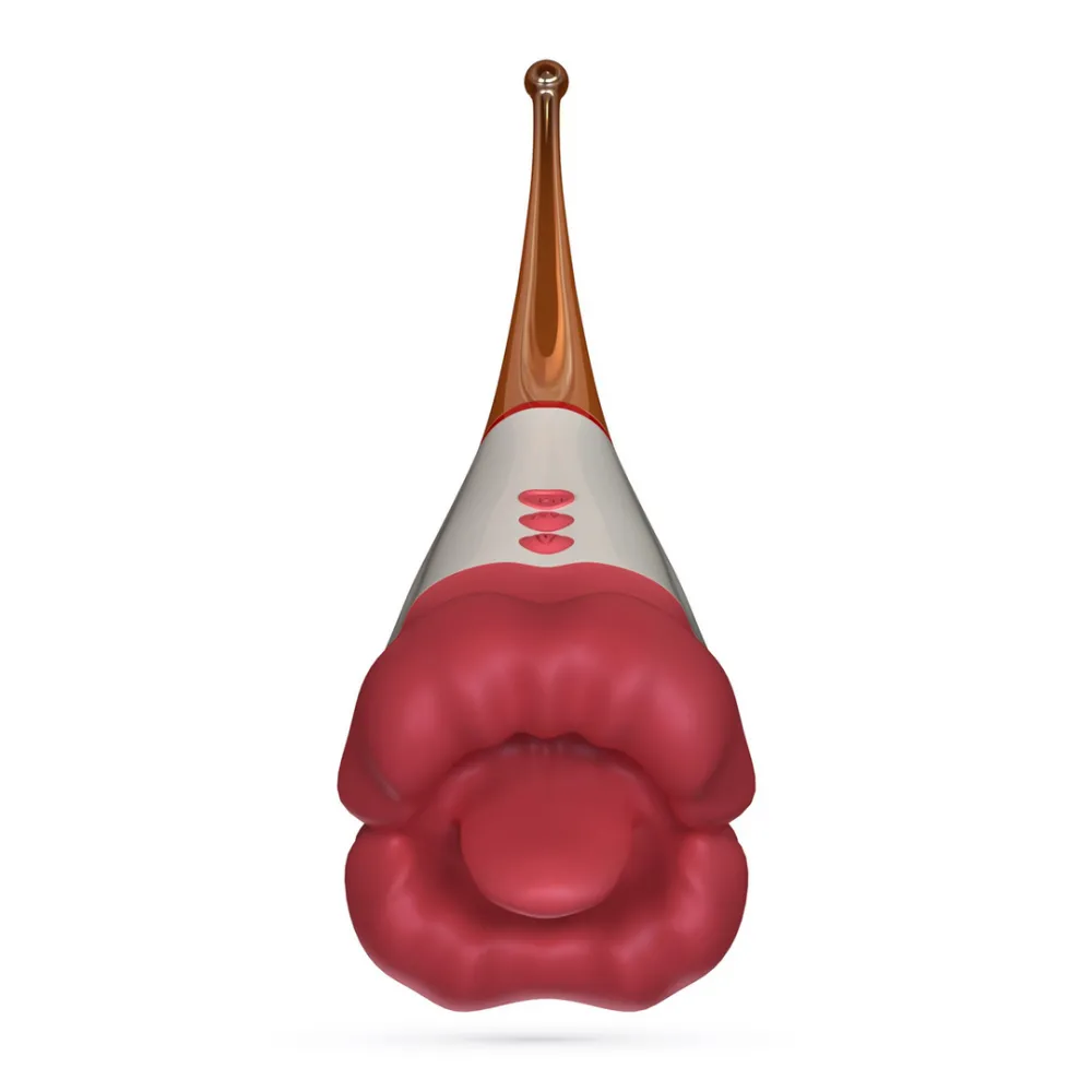 Jagger - Lickende Dubbele Stimulator - Rood