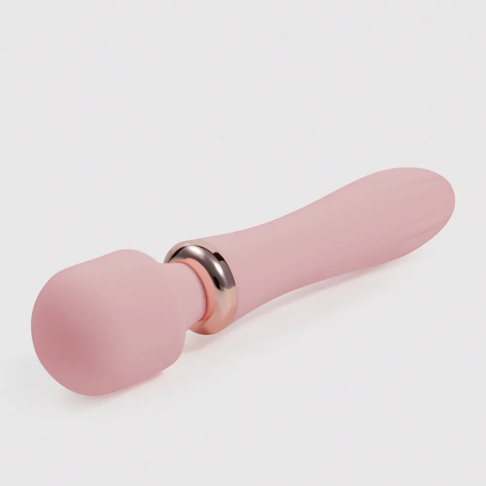 Jinx - Dual Wand Massager met Verwarmingsmodus - Rosé Wijn