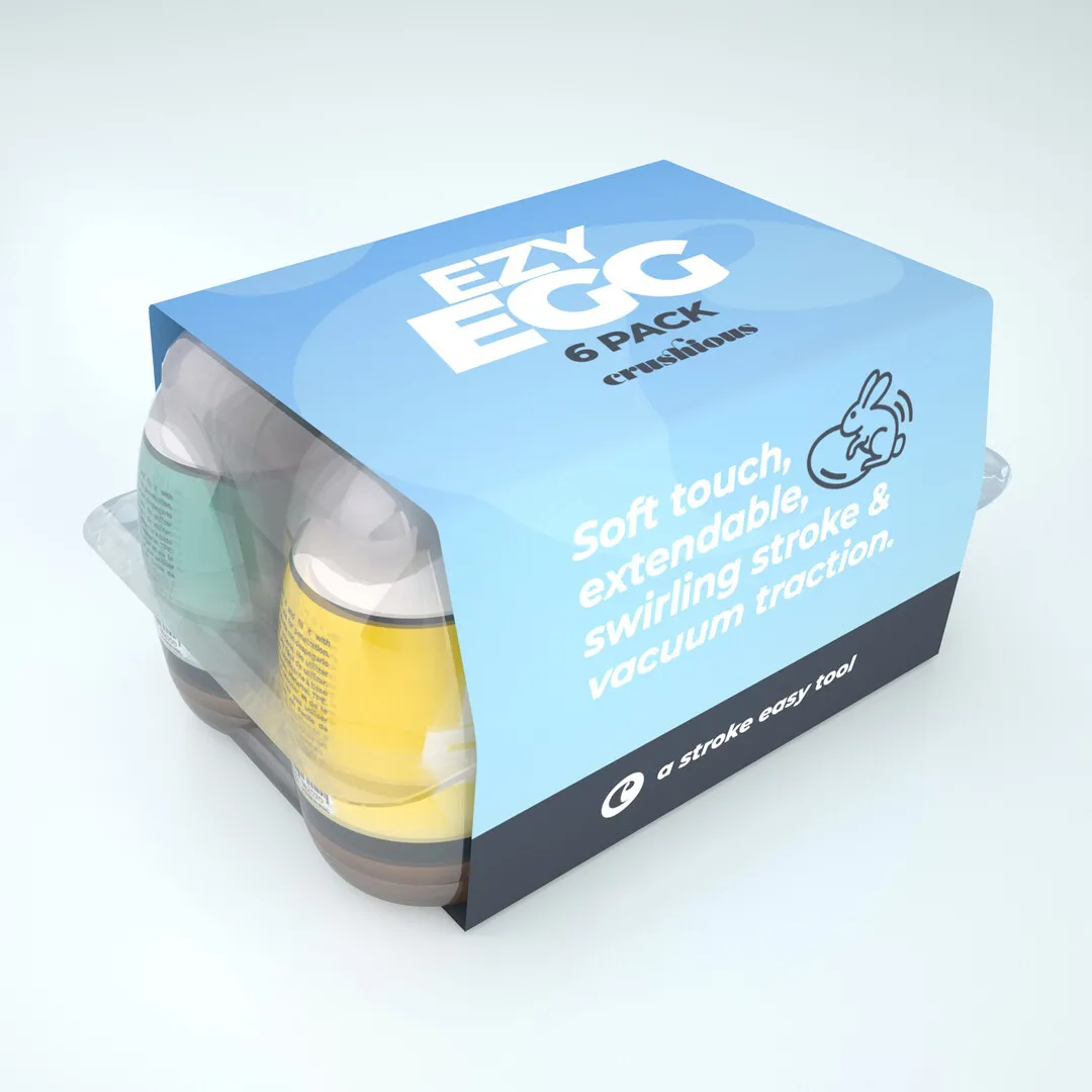 Ezy Egg - Masturbator Ei - 6 Stuks - Multicolor