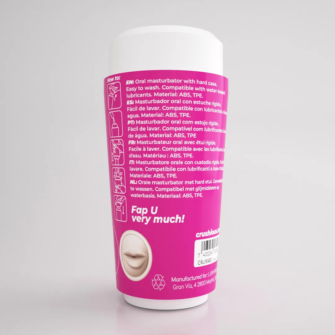 Fappucino Sweet Kiss - Mondmasturbeerkop - Roze