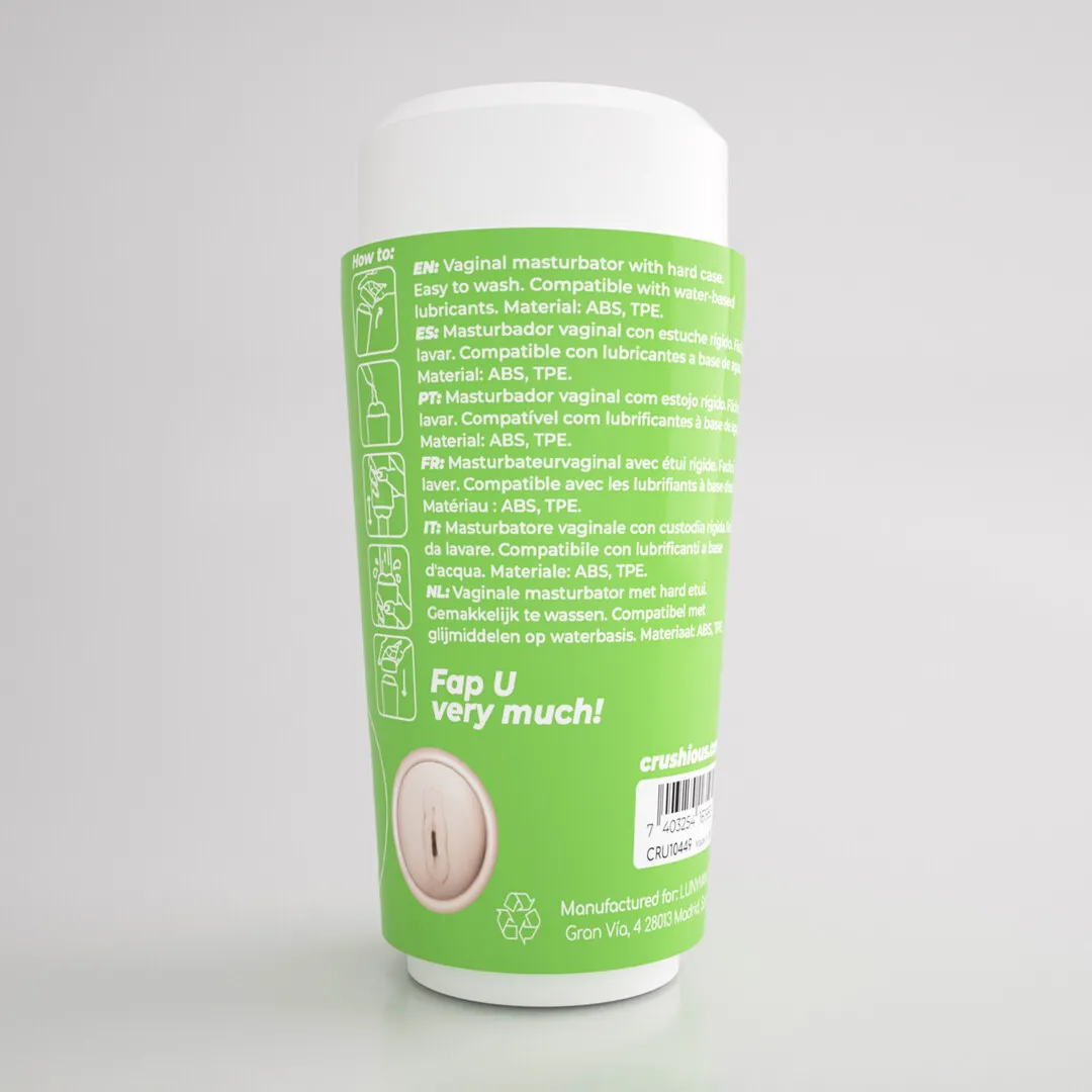 Fappucino Creamy Puss - Vaginale Masturbator Cup - Groen