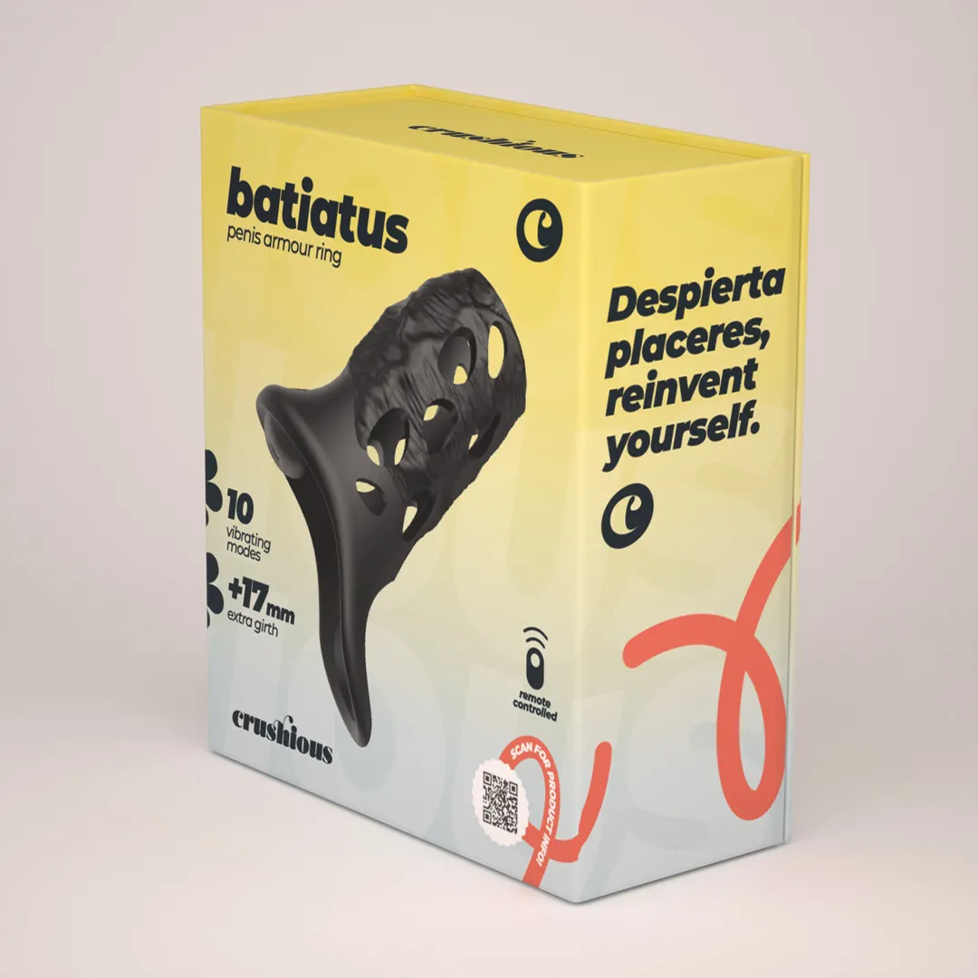 Batiatus - Vibrerende Penis Beschermring - Zwart