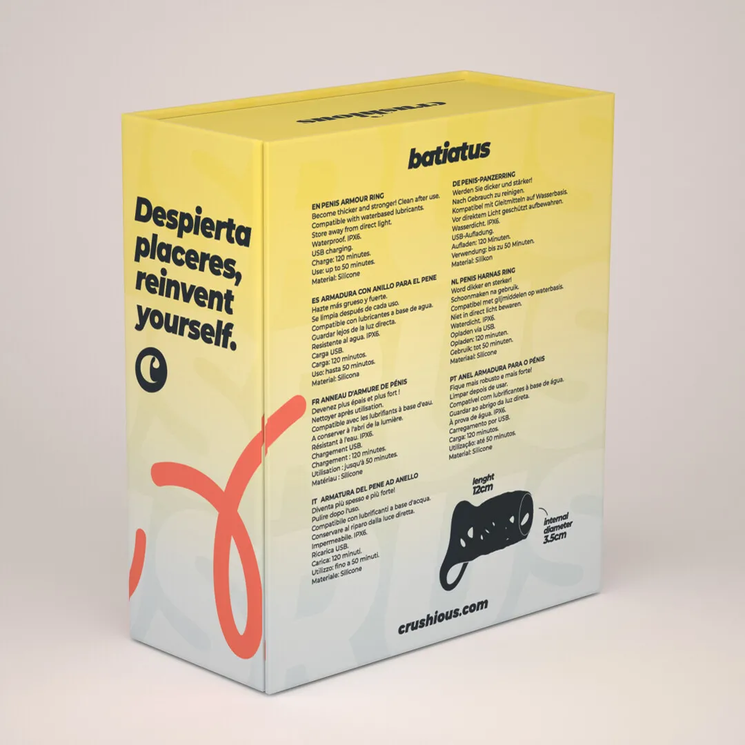 Batiatus - Vibrerende Penis Beschermring - Zwart