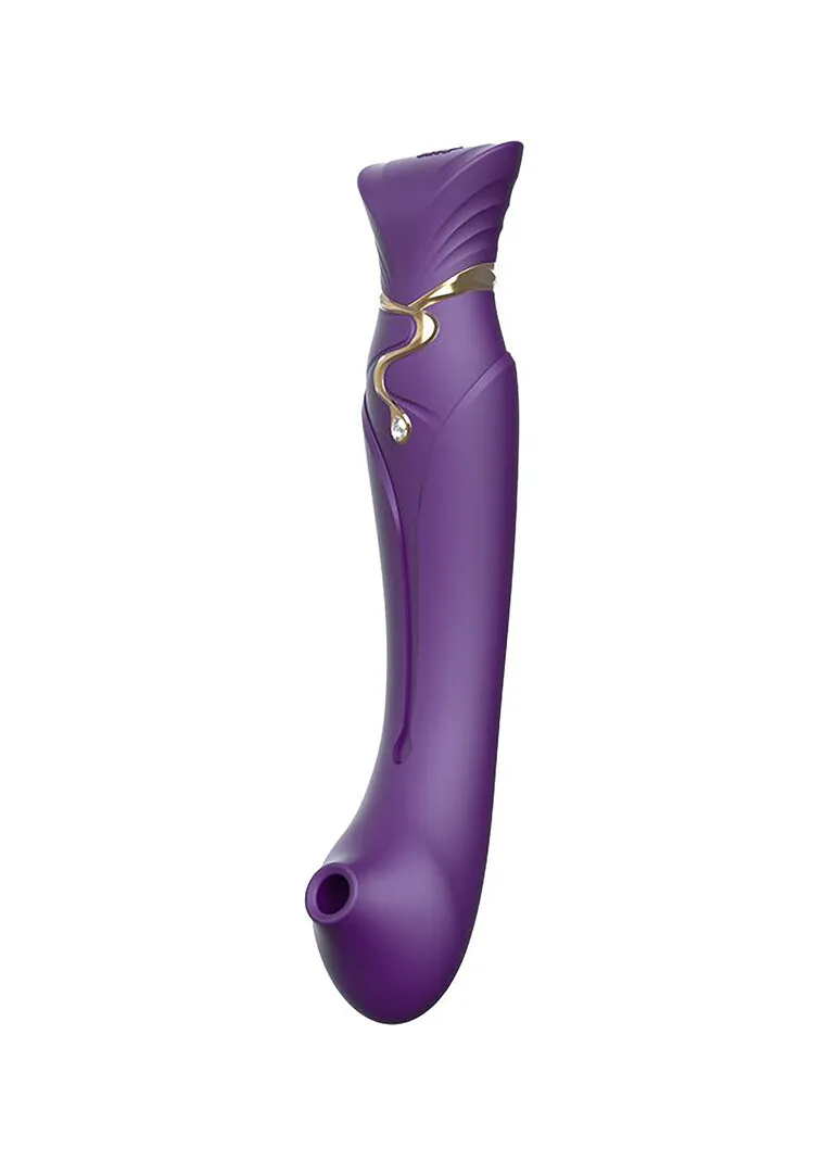 Queen - G-Spot Vibrator en Luchtdruk Stimulator