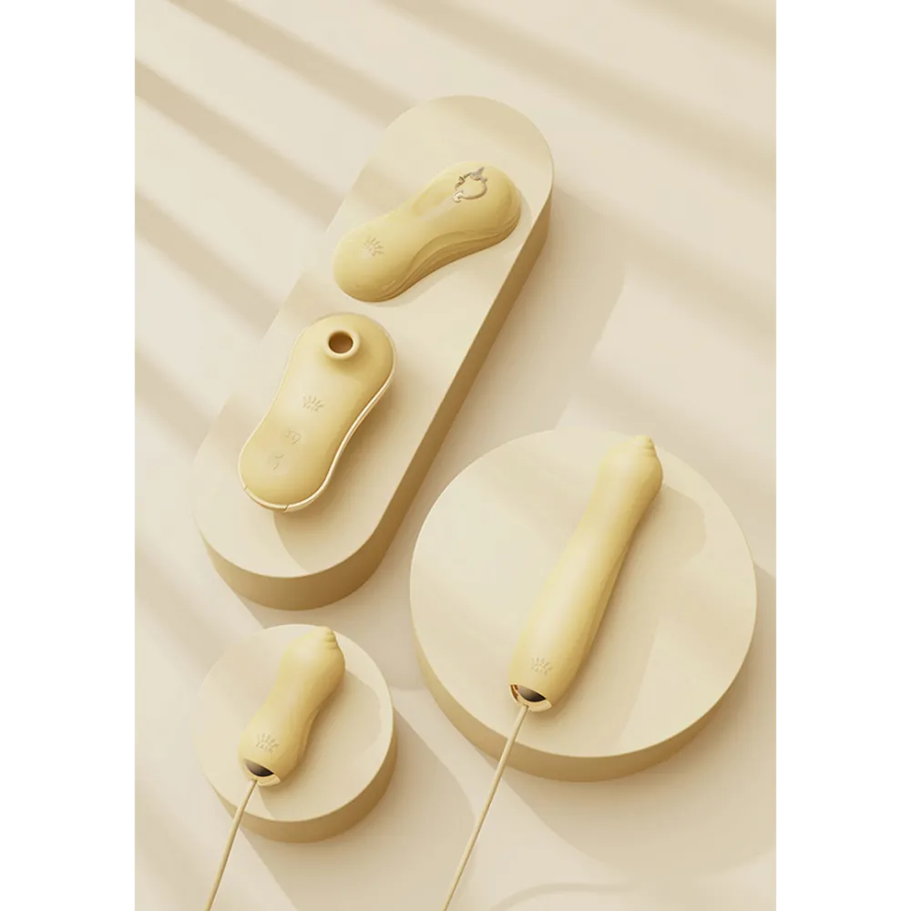 Zuigvibrator met Pomp en Verschillende Opzetstukken