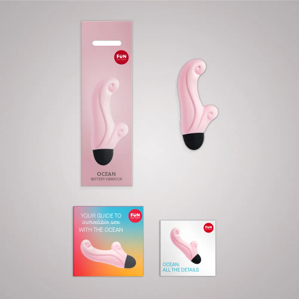 Ocean - Mini Vibrator - Baby Roze