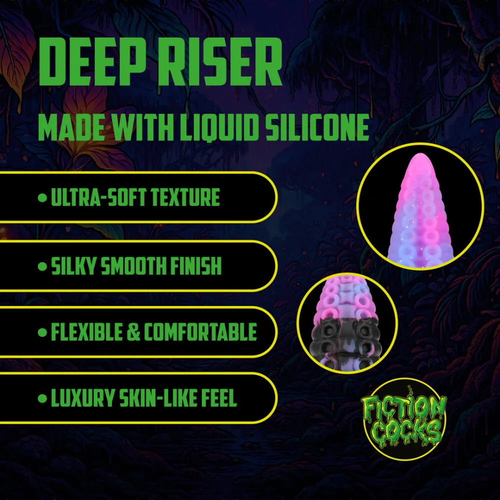 Deep Riser - Siliconen Dildo - Paars