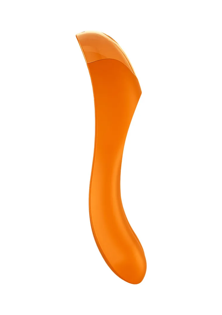Candy Cane - Vinger Vibrator voor Intieme Zones - Oranje