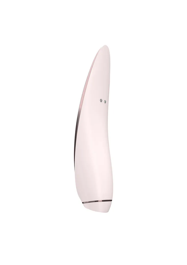 Prêt-á-Porter - Luxe Luchtpulser Stimulator en Vibratie - Wit/Roze Goud