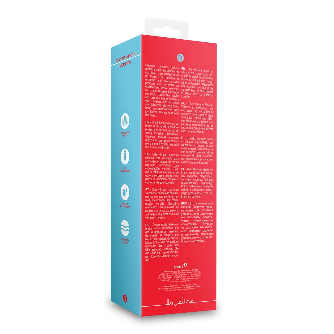 Siliconen Smooth Vibrator - Salsa