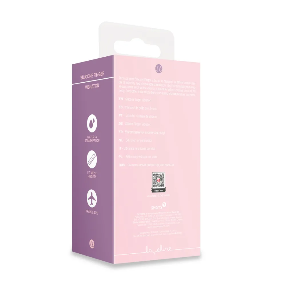 Silicone Vinger Vibrator - Touch of Pink