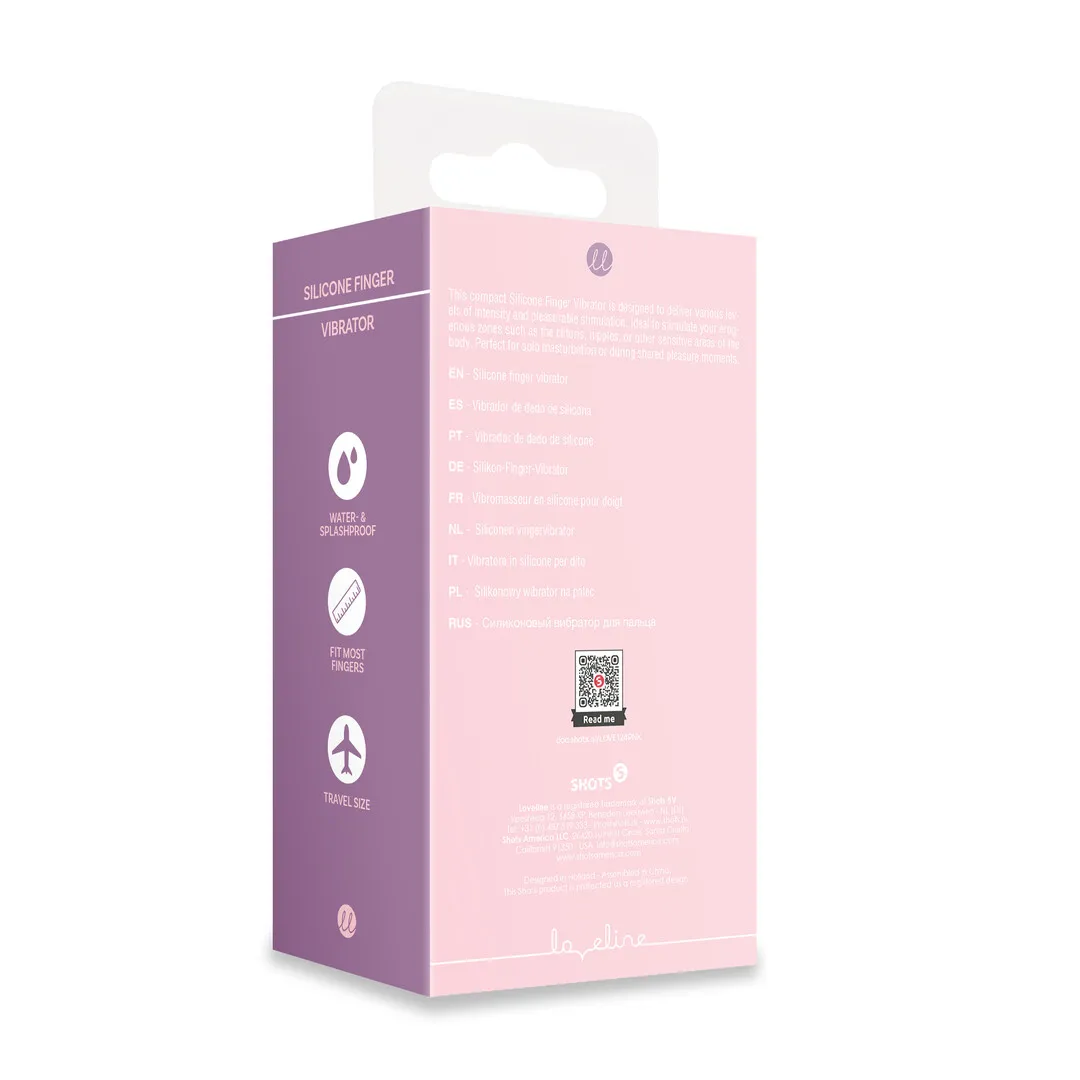 Silicone Vinger Vibrator - Touch of Pink