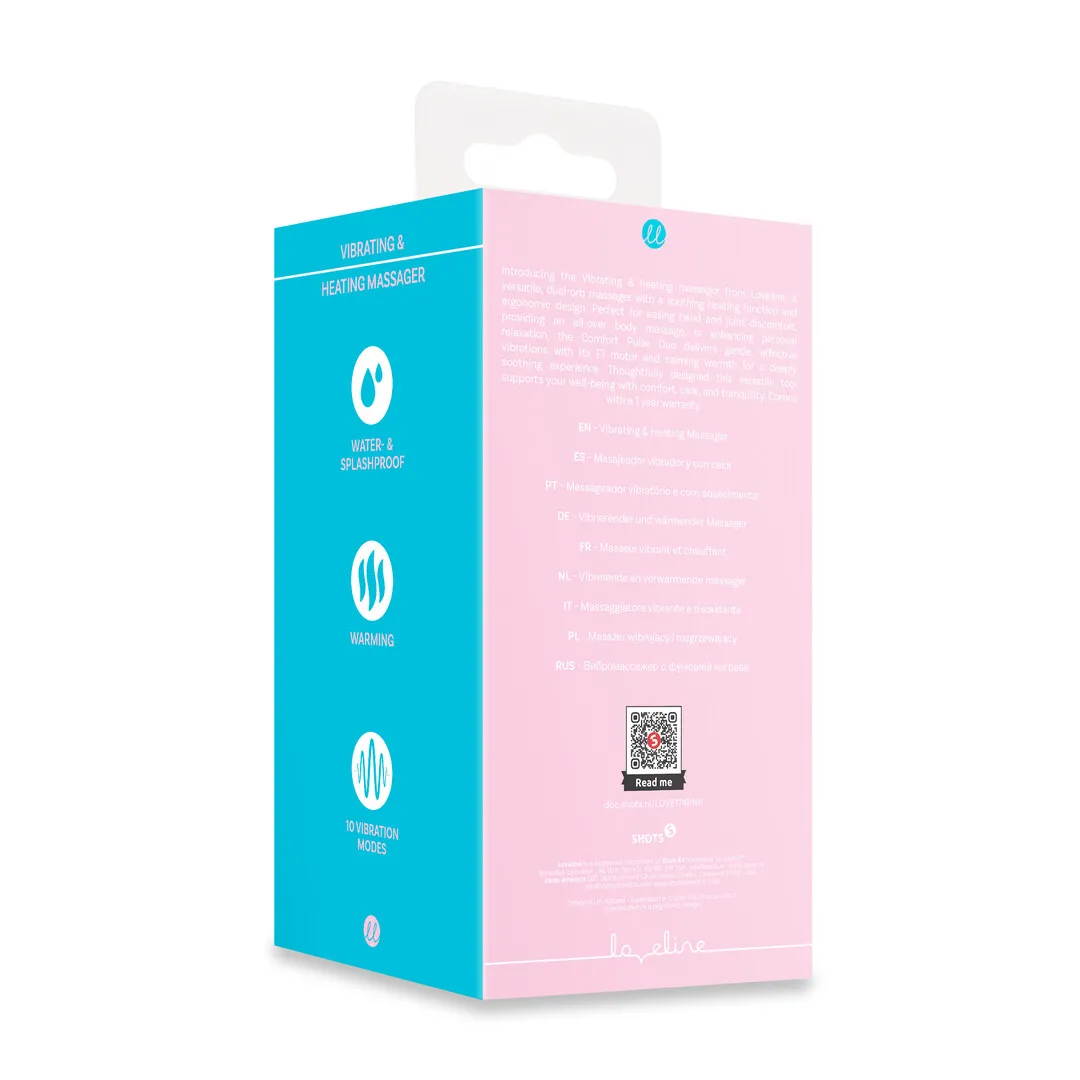 Vibrerende en verwarmende massager - Roze
