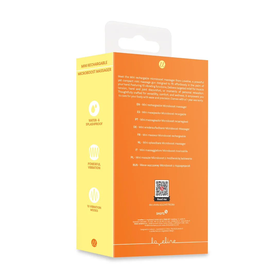 Mini Oplaadbare Microboost Massager - Oranje