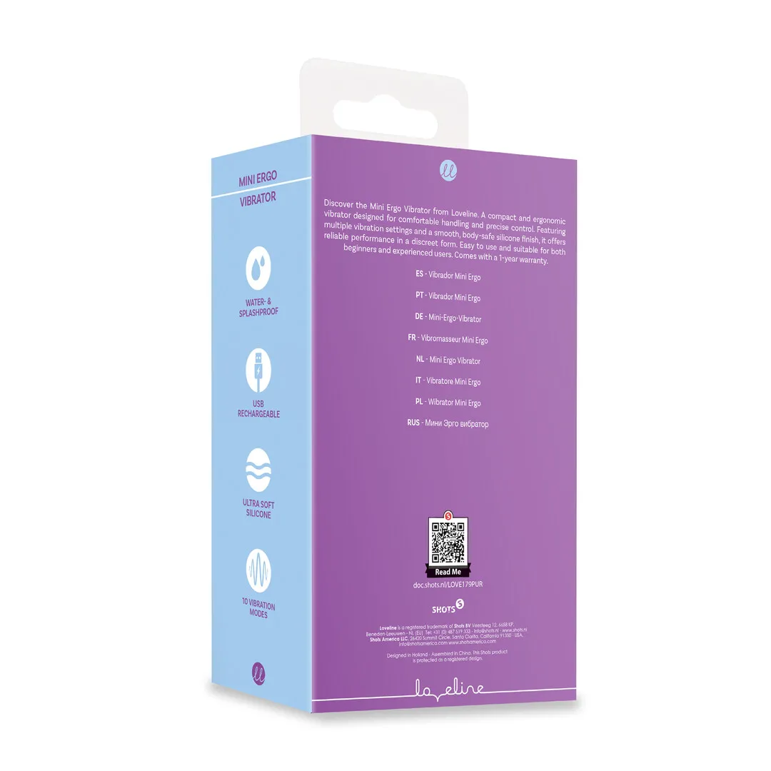 Mini Ergo Vibrator - Sweet Amethyst