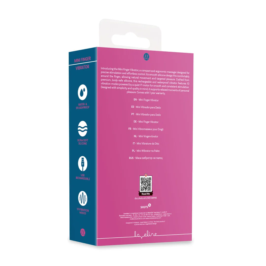 Mini Vinger Vibrator - Roze