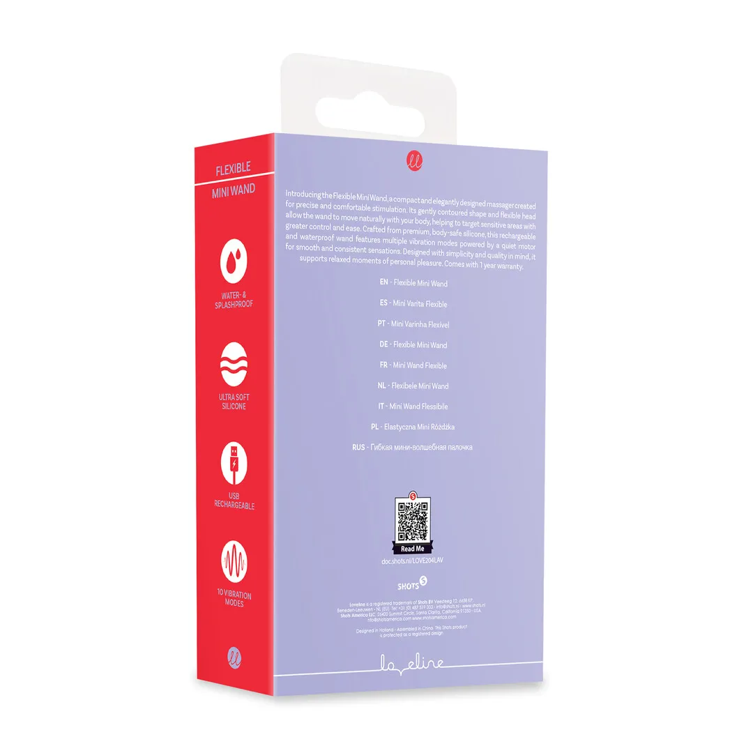 Mini Flexibele Wand Vibrator - Lavendel