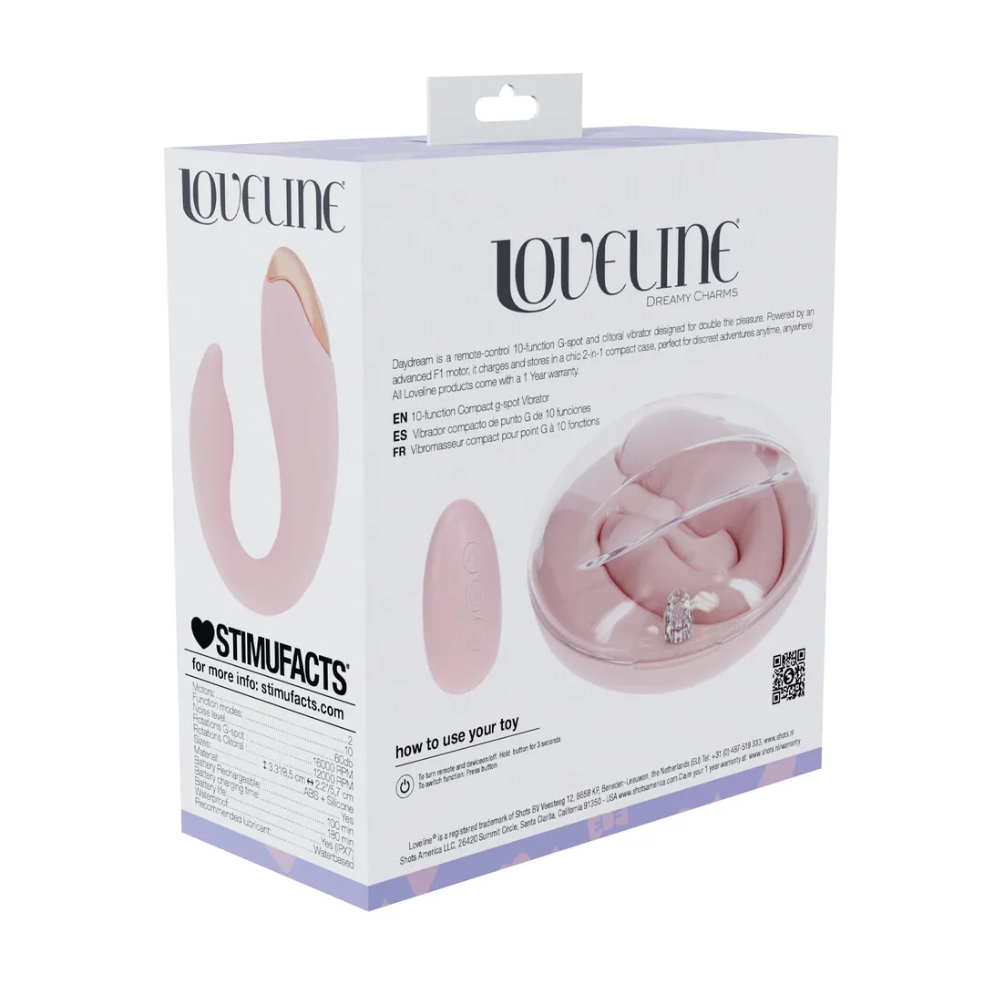 Daydream - Compact G-Spot Vibrator met Afstandsbediening - Roze