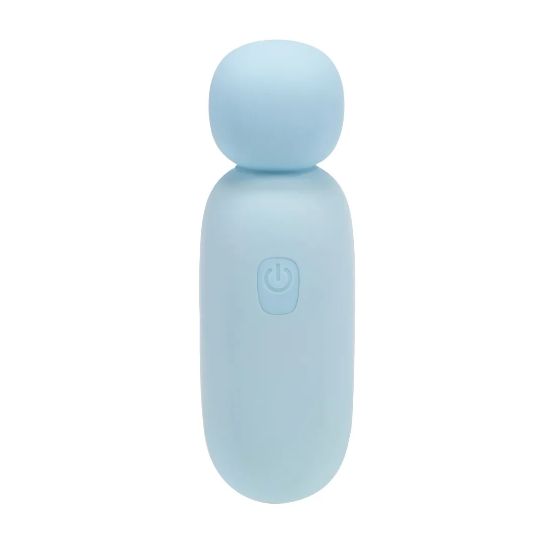 Mochi - Mini Chunky Wand Vibrator - Blauw