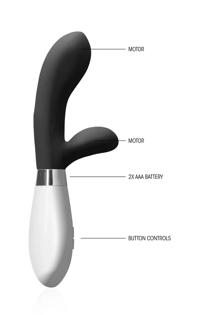 Achilles - Clitorale Stimulator en Vibrator - Zwart
