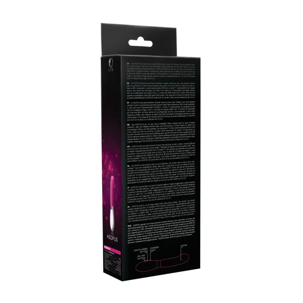 Asopus - Oplaadbare Vibrator - Roze