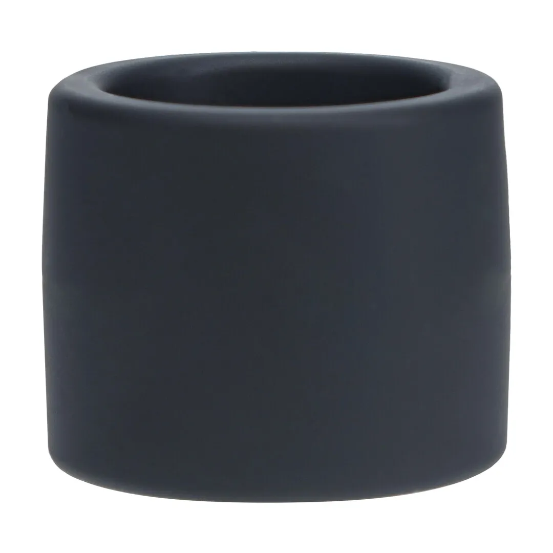 Vloeibare Siliconen Balriem - L - 34mm - Zwart