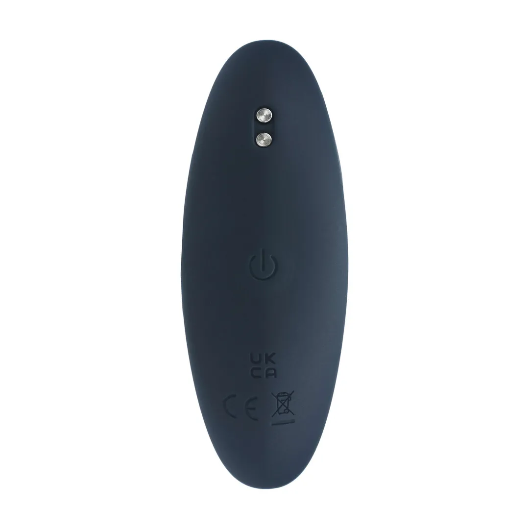 Vibrerende Siliconen Prostaat Stimulator Anale Plug - M - Zwart