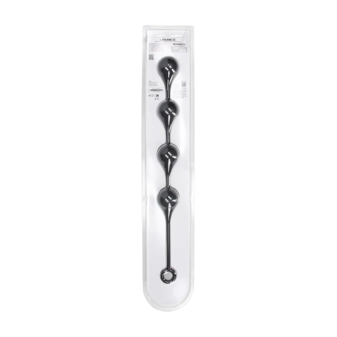 Siliconen Waterdruppel Anale Ballen - XL - 50mm - Zwart