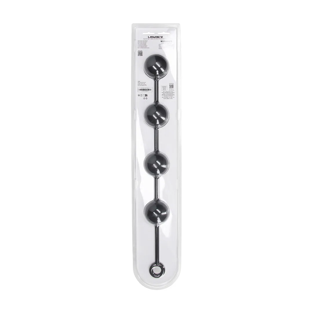 Siliconen Ronde Anale Ballen - XXL - 60mm - Zwart