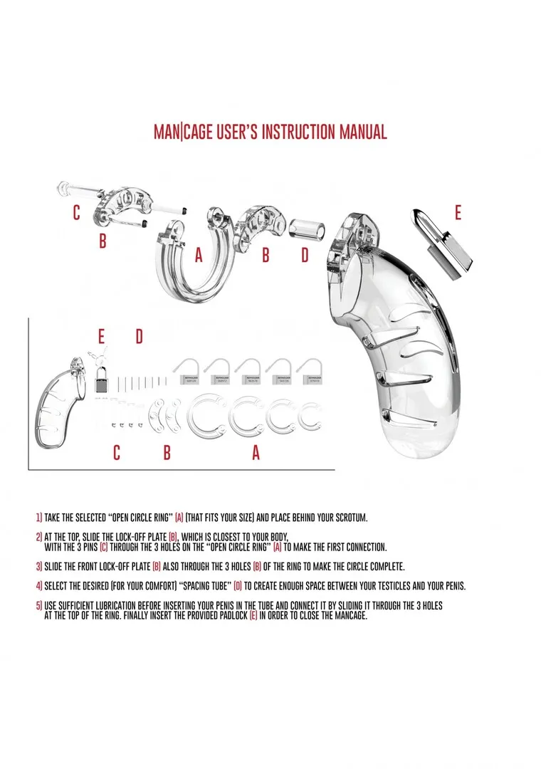 Model 05 Chastity Cock Cage - 5.5 / 14 cm