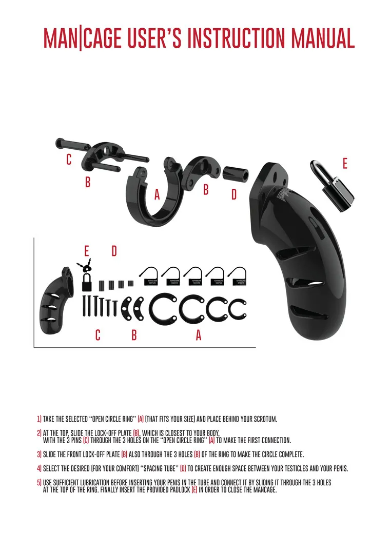 Model 06 Chastity Cock Cage - 5,5 / 14 cm