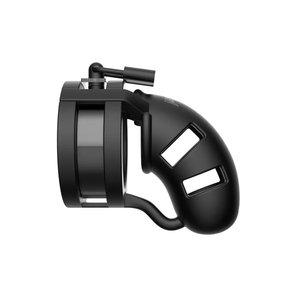 Model 18 Chastity Cock Cage met Ballsplitter - 3.5 / 9 cm