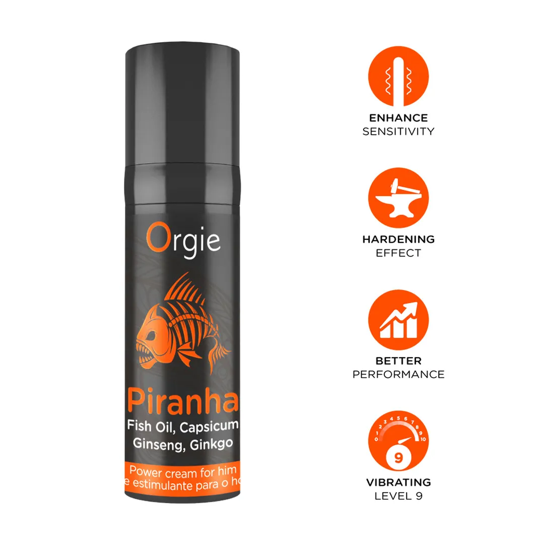 Piranha - Power Cream Voor Hem - 0,5 fl oz / 15 ml