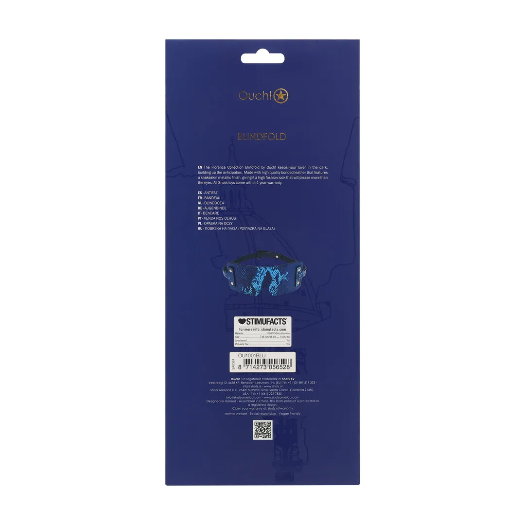 Florence Collectie - Blinddoek - Blauw